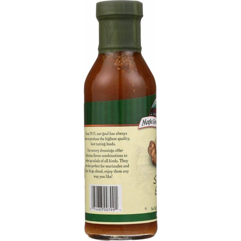 Maple Grove Farms Of Vermont Maple Grove Sesame Ginger Dressing, 12 oz