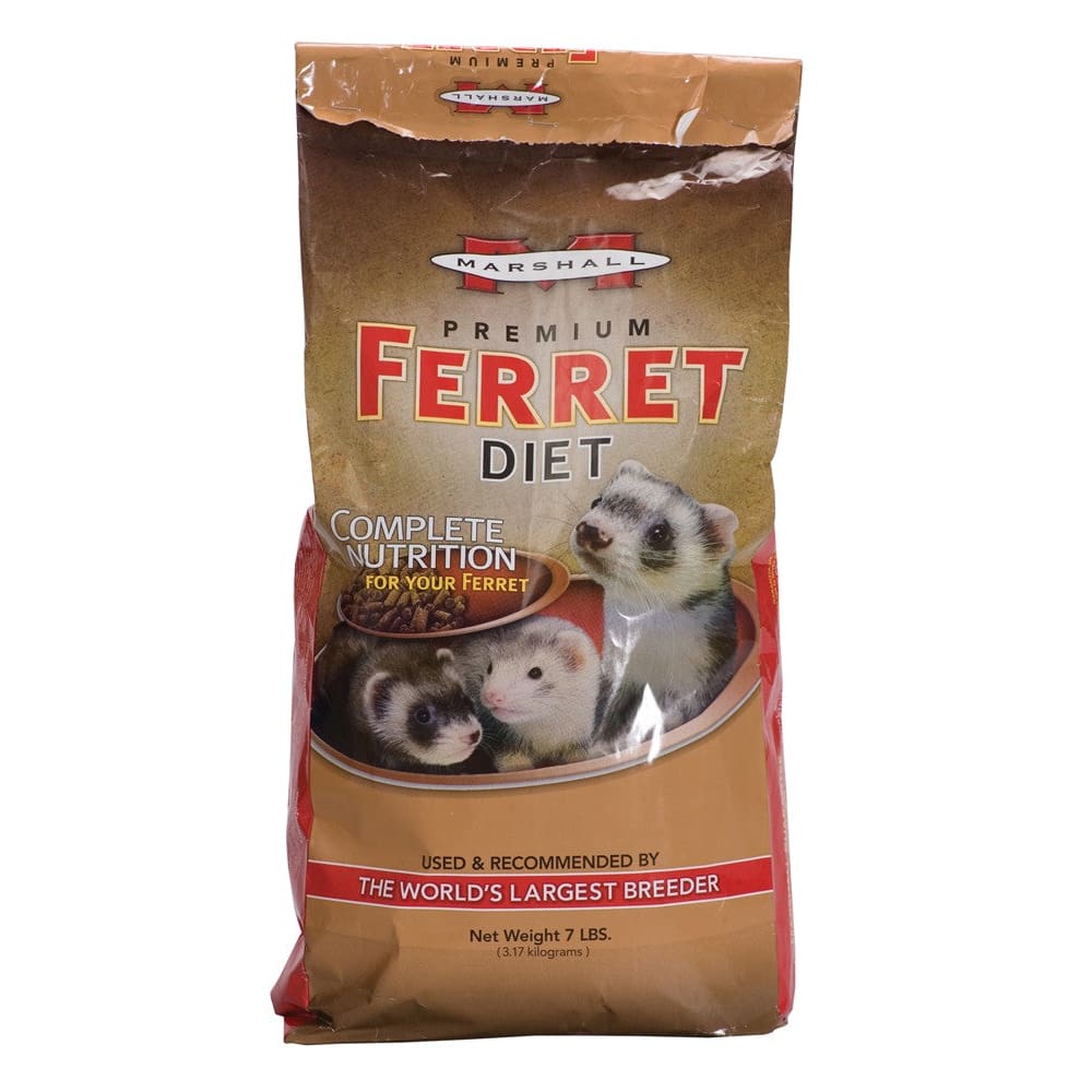 Marshall Pet Products Premium Ferret Diet Dry Food 7 lb - Pet Supplies - Marshall