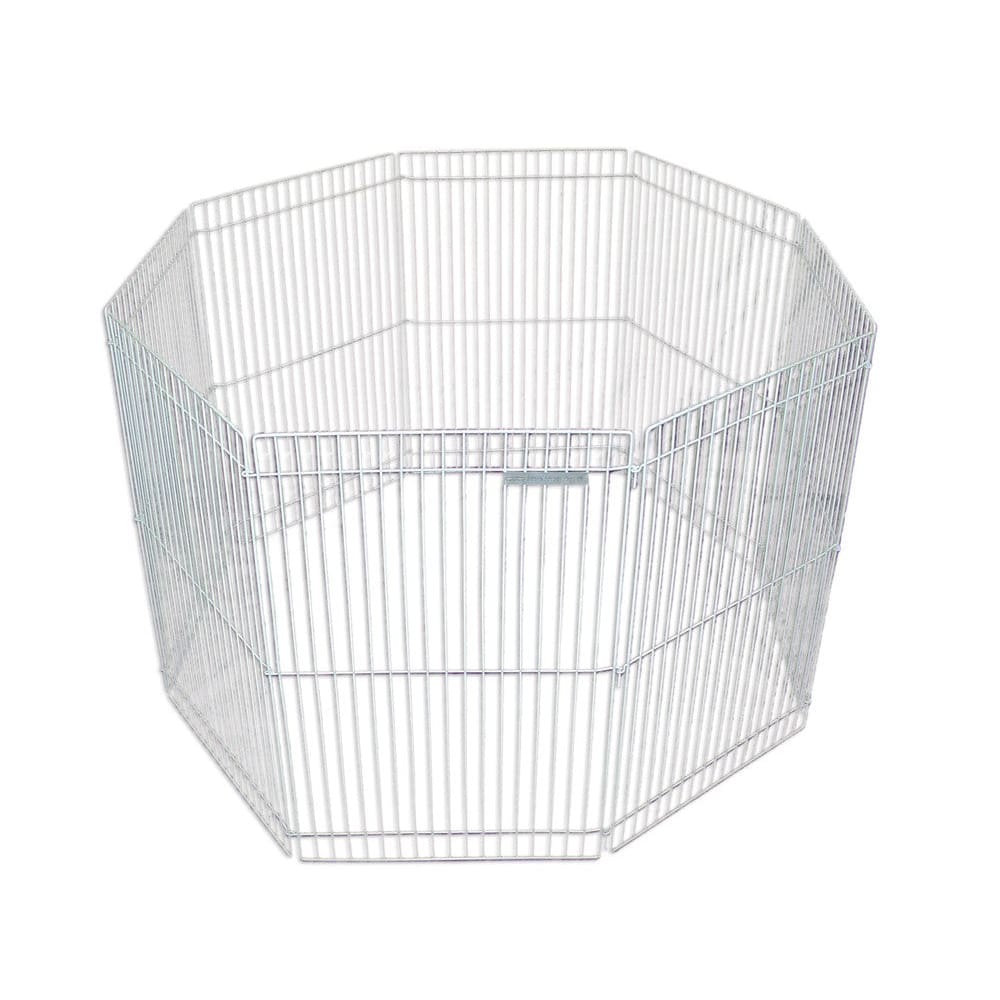 Marshall Pet Products Small Animal Play Pen White - Pet Supplies - Marshall