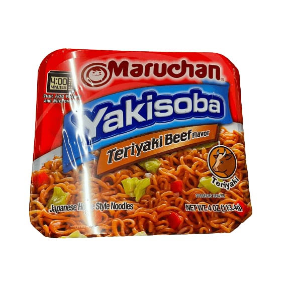 Maruchan Maruchan Yakisoba Teriyaki Beef Flavor Japanese Home Style Noodles, 4 oz.