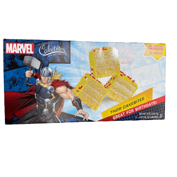 Marvel Marvel CakeBites , Various Choice, 4 x 2 oz.