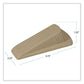 Master Caster Big Foot Doorstop No Slip Rubber Wedge 2.25w X 4.75d X 1.25h Beige - Janitorial & Sanitation - Master Caster®