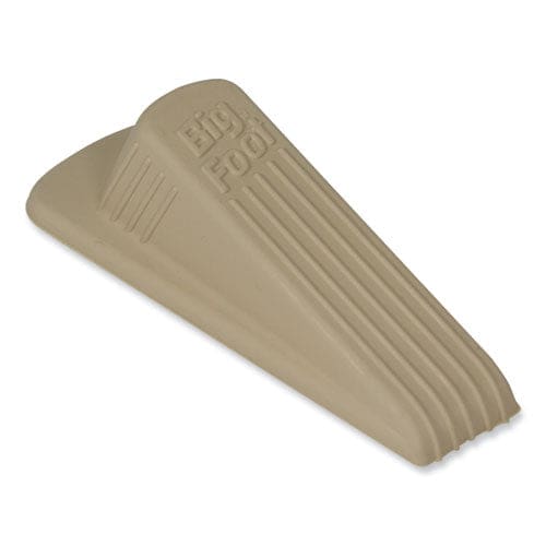 Master Caster Big Foot Doorstop No Slip Rubber Wedge 2.25w X 4.75d X 1.25h Beige - Janitorial & Sanitation - Master Caster®