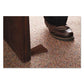 Master Caster Big Foot Doorstop No Slip Rubber Wedge 2.25w X 4.75d X 1.25h Brown 2/pack - Janitorial & Sanitation - Master Caster®