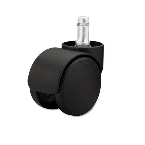 Master Caster Deluxe Futura Casters Flush Mount Grip Ring Type B And Type K Stems 2.19 Hard Nylon Wheel Matte Black 5/set - Furniture -