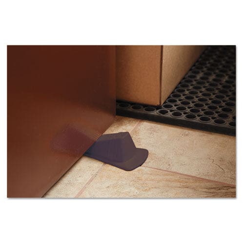 Master Caster Giant Foot Doorstop No-slip Rubber Wedge 3.5w X 6.75d X 2h Brown 2/pack - Janitorial & Sanitation - Master Caster®