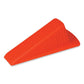 Master Caster Giant Foot Doorstop No-slip Rubber Wedge 3.5w X 6.75d X 2h Safety Orange - Janitorial & Sanitation - Master Caster®