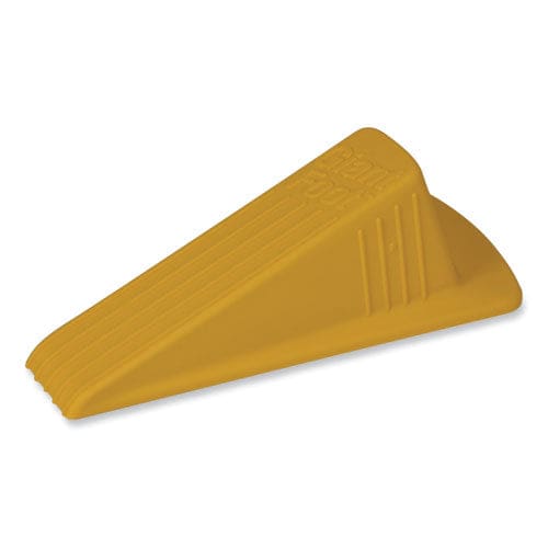 Master Caster Giant Foot Doorstop No-slip Rubber Wedge 3.5w X 6.75d X 2h Safety Yellow - Janitorial & Sanitation - Master Caster®