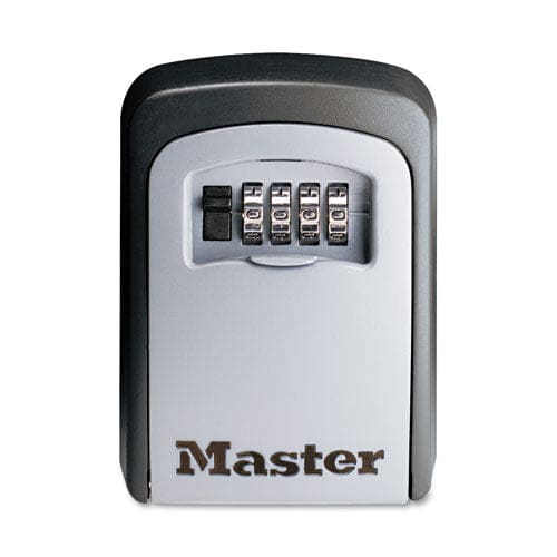 Master Lock Locking Combination 5 Key Steel Box 3.25 Wide Black/silver - Janitorial & Sanitation - Master Lock®