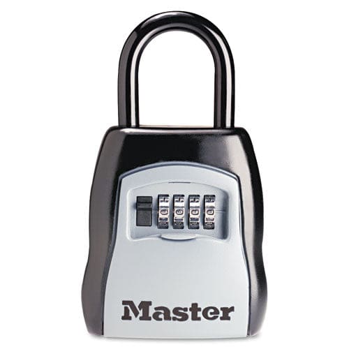 Master Lock Locking Combination 5 Key Steel Box 3.25 Wide Black/silver - Janitorial & Sanitation - Master Lock®