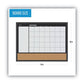 MasterVision 3-in-1 Combo Planner 24.21 X 17.72 White Surface Black Mdf Frame - School Supplies - MasterVision®