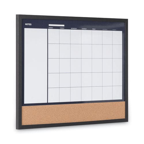 MasterVision 3-in-1 Combo Planner 24.21 X 17.72 White Surface Black Mdf Frame - School Supplies - MasterVision®