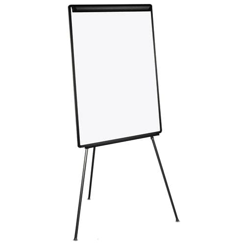 MasterVision Basic Tripod Melamine Presentation Easel 22.5 X 42 White/black - School Supplies - MasterVision®