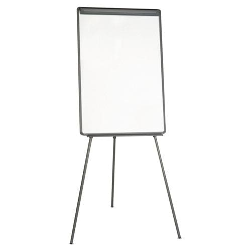 MasterVision Basic Tripod Melamine Presentation Easel 22.5 X 42 White/black - School Supplies - MasterVision®