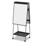 MasterVision Creation Station Dry Erase Board 29.5 X 74.88 White Surface Black Metal Frame - School Supplies - MasterVision®