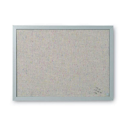 MasterVision Designer Fabric Bulletin Board 24 X 18 Gray Surface Gray Mdf Wood Frame - School Supplies - MasterVision®