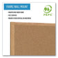 MasterVision Earth Cork Board 36 X 24 Natural Surface Oak Wood Frame - School Supplies - MasterVision®