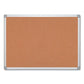 MasterVision Earth Cork Board 48 X 36 Natural Surface Silver Aluminum Frame - School Supplies - MasterVision®