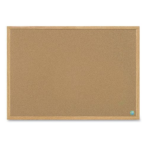 MasterVision Earth Cork Board 72 X 48 Natural Surface Oak Wood Frame - School Supplies - MasterVision®