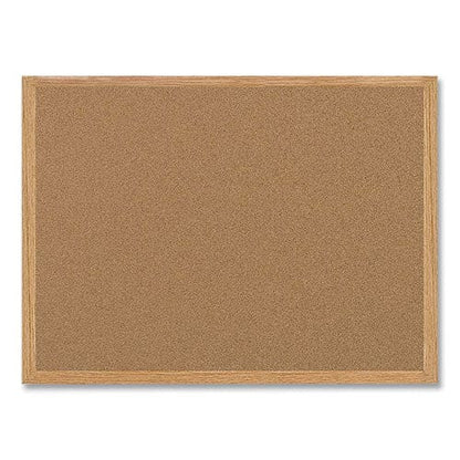 MasterVision Earth Cork Board 72 X 48 Natural Surface Oak Wood Frame - School Supplies - MasterVision®