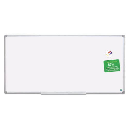 MasterVision Earth Silver Easy-clean Dry Erase Board 96 X 48 White Surface Silver Aluminum Frame - School Supplies - MasterVision®