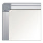 MasterVision Earth Silver Easy-clean Dry Erase Board 96 X 48 White Surface Silver Aluminum Frame - School Supplies - MasterVision®