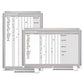 MasterVision In-out Magnetic Dry Erase Board 24 X 36 White Surface Silver Aluminum Frame - School Supplies - MasterVision®