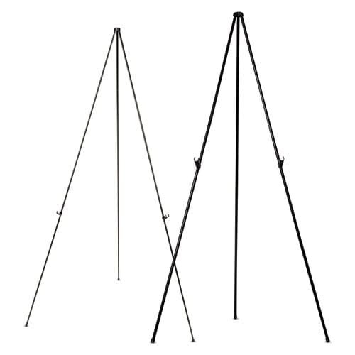 MasterVision Instant Easel 61.5 High Black Steel Lightweight - School Supplies - MasterVision®