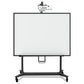MasterVision Interactive Board Mobile Stand With Ultra-short Throw Projector Arm And Mounting Plate 76 X 26 X 70 To 80 Black - School