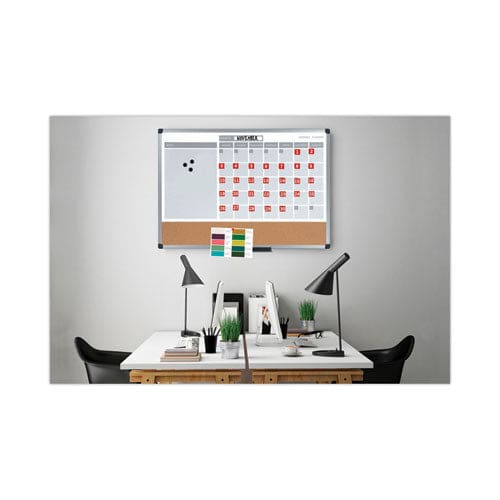 MasterVision Interchangeable Magnetic Board Accessories Calendar Dates Red/white 1 X 1 31 Pieces - School Supplies - MasterVision®