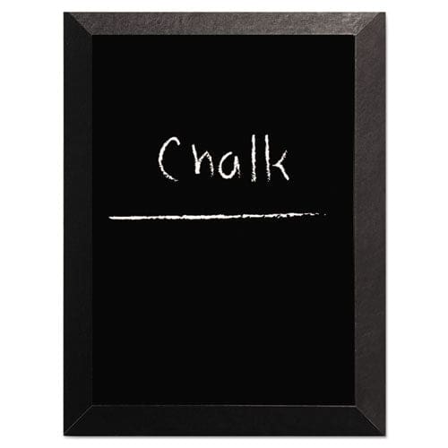 MasterVision Kamashi Chalk Board 36 X 24 Black Surface Black Wood Frame - School Supplies - MasterVision®