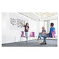 MasterVision Magnetic Dry Erase Tile Board 38.5 X 58 White Surface - School Supplies - MasterVision®