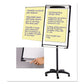 MasterVision Platinum Mobile Easel 29 X 41 White Surface Black Plastic Frame - School Supplies - MasterVision®