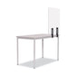 MasterVision Protector Series Frameless Glass Desktop Divider 55.1 X 0.16 X 35.4 Clear/aluminum - Furniture - MasterVision®