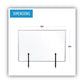 MasterVision Protector Series Glass Aluminum Desktop Divider 35.4 X 0.16 X 23.6 Clear - Furniture - MasterVision®