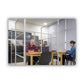 MasterVision Protector Series Mobile Glass Panel Divider 49 X 22 X 69 Clear/aluminum - Furniture - MasterVision®