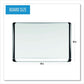 MasterVision Pure Platinum Magnetic Dry Erase Board 96 X 48 White Surface Silver/black Aluminum Frame - School Supplies - MasterVision®