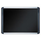 MasterVision Soft-touch Bulletin Board 36 X 24 Black Fabric Surface Aluminum/black Aluminum Frame - School Supplies - MasterVision®