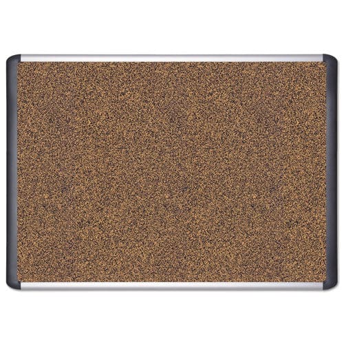 MasterVision Tech Cork Board 36 X 24 Tan Surface Silver/black Aluminum Frame - School Supplies - MasterVision®