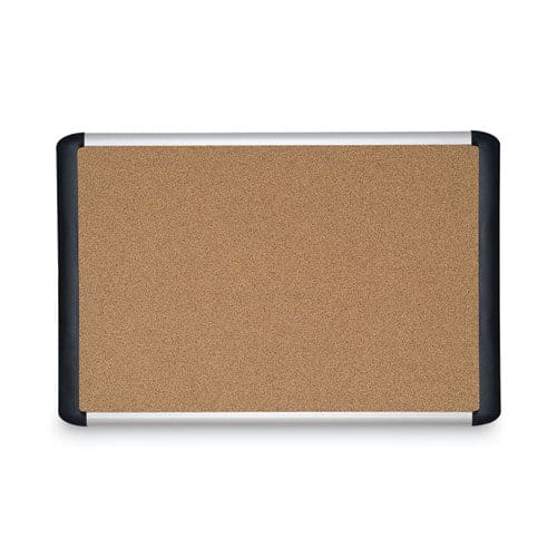 MasterVision Tech Cork Board 48 X 36 Tan Surface Silver/black Aluminum Frame - School Supplies - MasterVision®