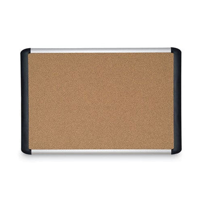 MasterVision Tech Cork Board 48 X 36 Tan Surface Silver/black Aluminum Frame - School Supplies - MasterVision®