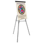 MasterVision Telescoping Tripod Display Easel Adjusts 38 To 69 High Metal Black - School Supplies - MasterVision®