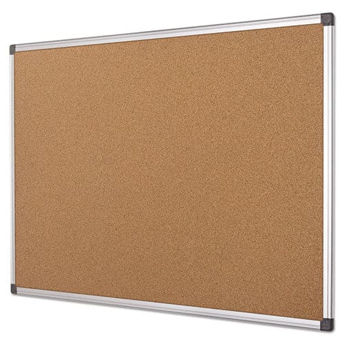 MasterVision Value Cork Bulletin Board With Aluminum Frame 24 X 36 Natural Surface Silver Aluminum Frame - School Supplies - MasterVision®