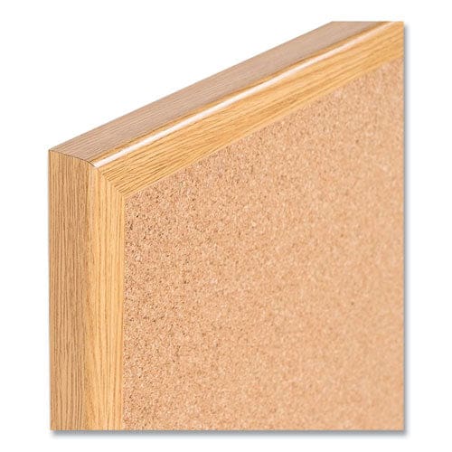 MasterVision Value Cork Bulletin Board With Oak Frame 36 X 48 Natural Surface Oak Oak Frame - School Supplies - MasterVision®