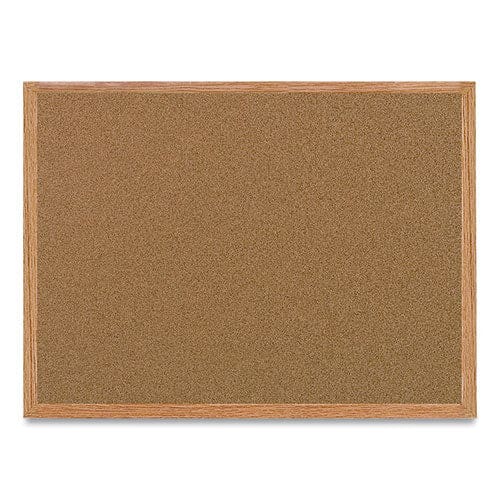 MasterVision Value Cork Bulletin Board With Oak Frame 36 X 48 Natural Surface Oak Oak Frame - School Supplies - MasterVision®