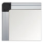 MasterVision Value Lacquered Steel Magnetic Dry Erase Board 24 X 36 White Surface Silver Aluminum Frame - School Supplies - MasterVision®