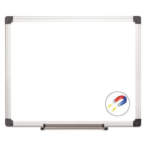 MasterVision Value Lacquered Steel Magnetic Dry Erase Board 24 X 36 White Surface Silver Aluminum Frame - School Supplies - MasterVision®