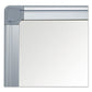 MasterVision Value Lacquered Steel Magnetic Dry Erase Board 48 X 36 White Surface Silver Aluminum Frame - School Supplies - MasterVision®