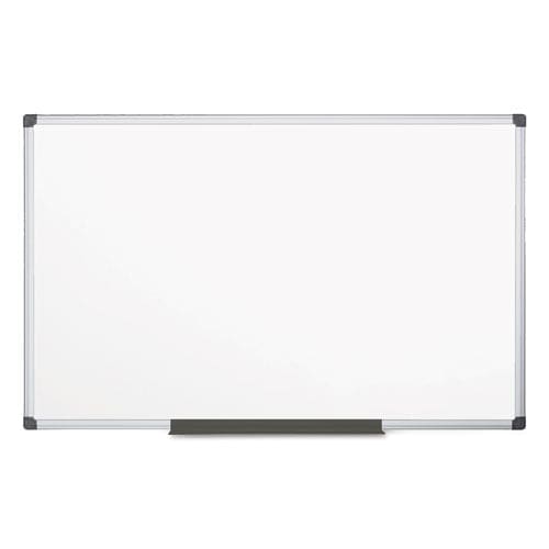 MasterVision Value Lacquered Steel Magnetic Dry Erase Board 48 X 36 White Surface Silver Aluminum Frame - School Supplies - MasterVision®