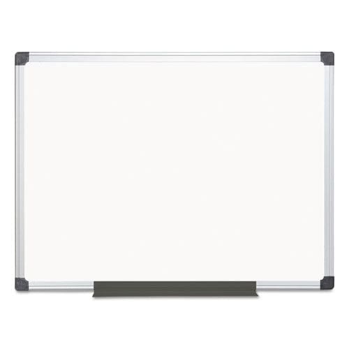 MasterVision Value Lacquered Steel Magnetic Dry Erase Board 48 X 36 White Surface Silver Aluminum Frame - School Supplies - MasterVision®